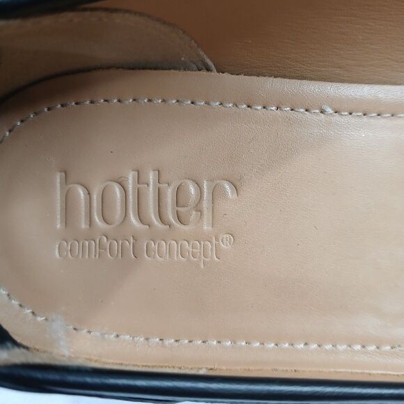 Hotter Shoes Size 9 Comfort Concept JEWEL Flats Shoes Ballet Black US 9 UK 7 - Picture 6 of 9